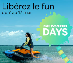 Bannière mobile Sea-Doo Days 2026