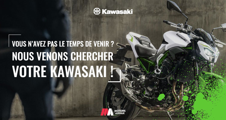 🏍️ NOUVEAU : VOTRE KAWASAKI, NOUS VENONS LA CHERCHER !