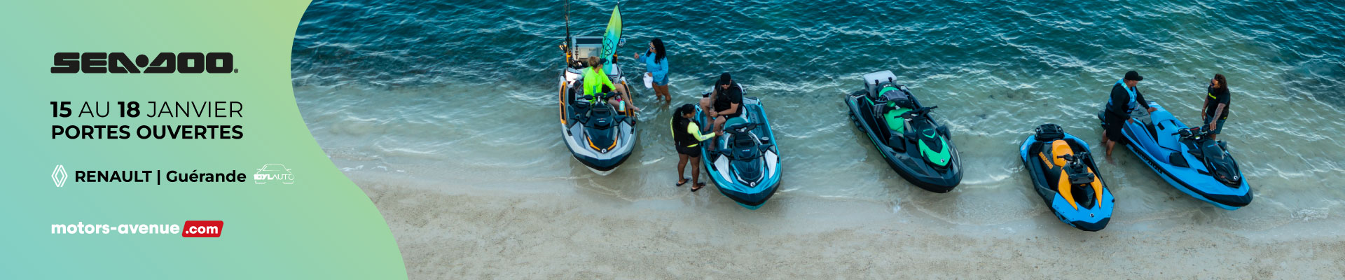 🟡 SEA-DOO débarque aux Portes Ouvertes Renault Guérande ! 🌊🚤