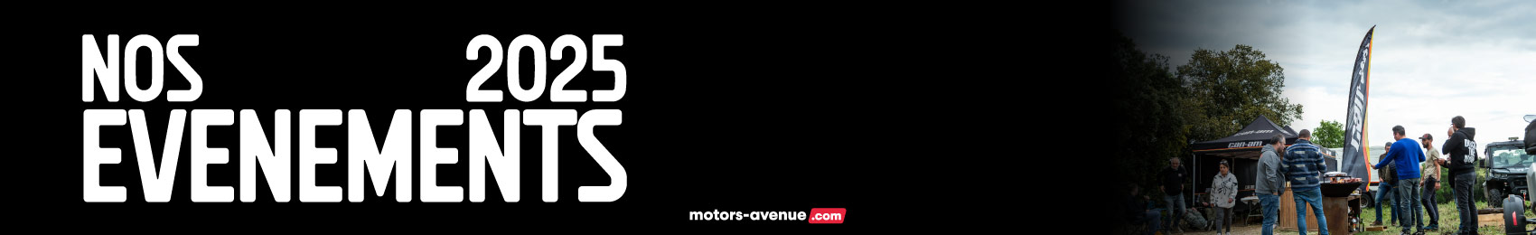 Bannière desktop Événements Plaque Motors Avenue