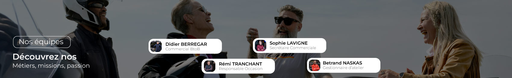 Bannière desktop Portraits Collaborateurs